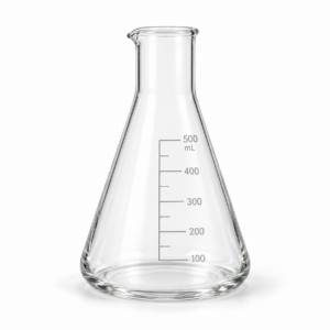 LaboQuip Conical Flask 500mL Narrow Neck Borosilicate Glass 3.3