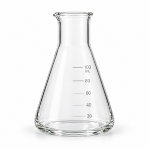 LaboQuip Conical Flask 100mL Narrow Neck Borosilicate Glass 3.3