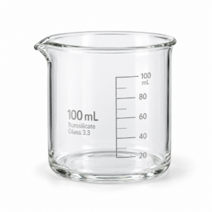 LaboQuip Beaker 100mL Low Form Borosilicate Glass 3.3